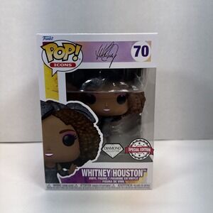 Funko Pop! Whitney Houston Diamond Glitter #70 Target Exclusive w/ Protect